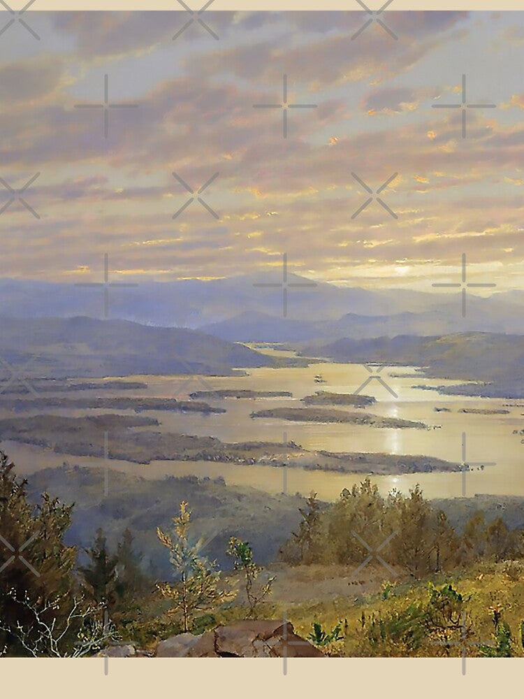 Sunset painting, Sunset Artwork, Lake Squam from Red Hill by danaJG T-Shirts, Hoodie, Sweatshirt | BlankRebels.com (Image 3)