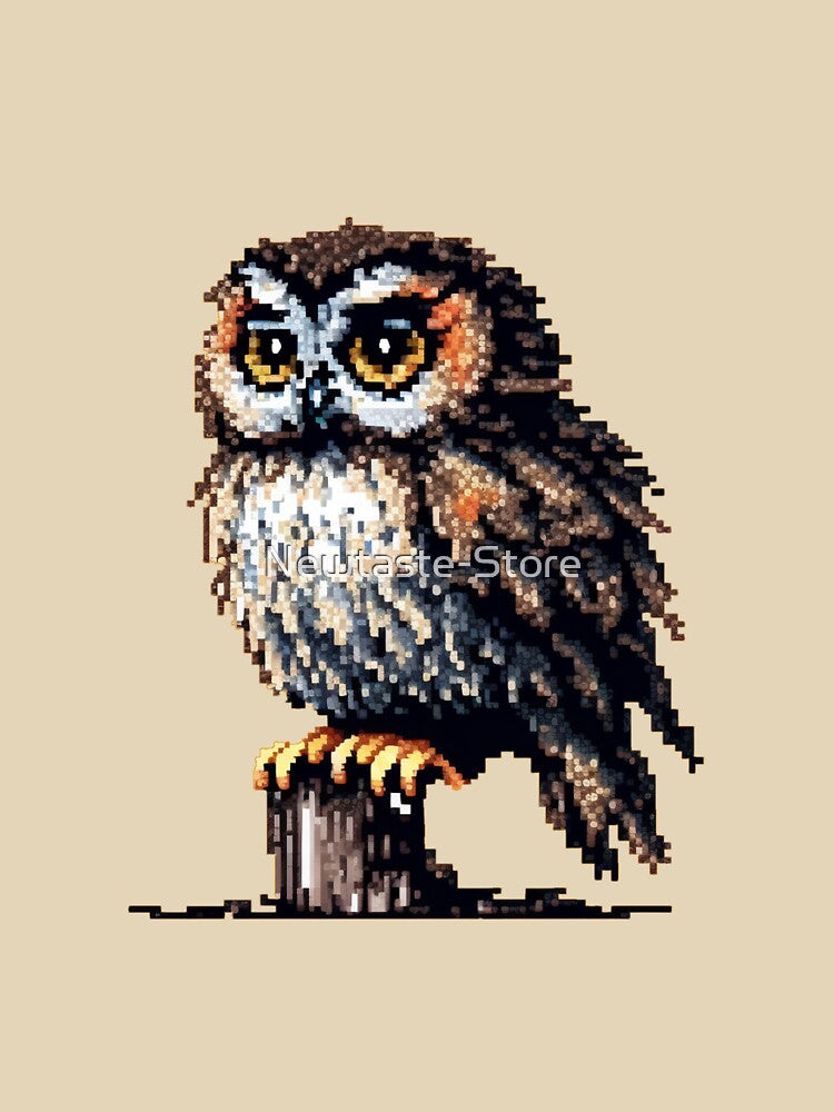 Owls Are Pixel Art T-Shirts, Hoodie, Sweatshirt
