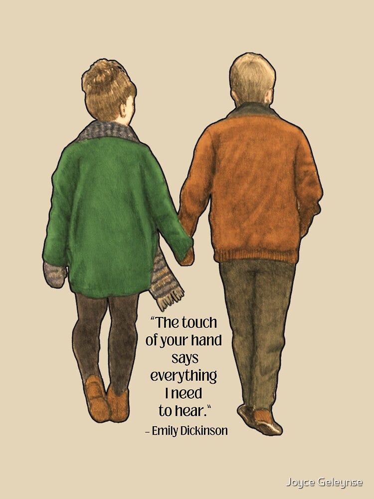 Couple Holding Hands and Walking, with Quote by JoyfulWhimsy T-Shirts, Hoodie, Sweatshirt | BlankRebels.com (Image 3)