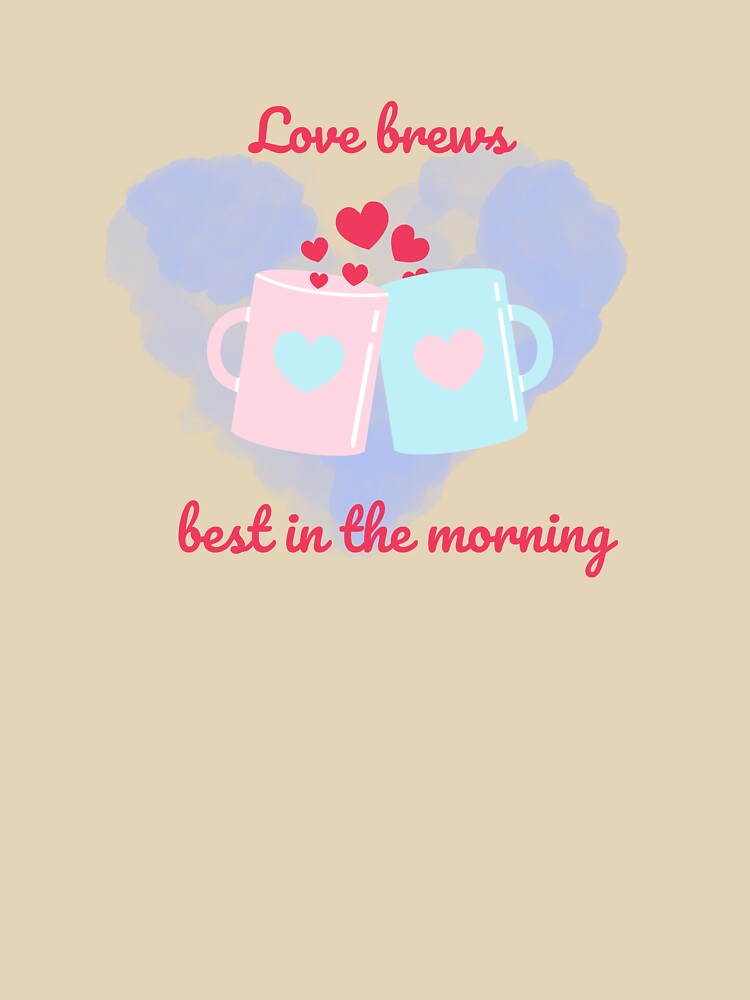 Lazy Morning Love – Couple & Coffee by SR-Soulprints T-Shirts, Hoodie, Sweatshirt | BlankRebels.com (Image 3)