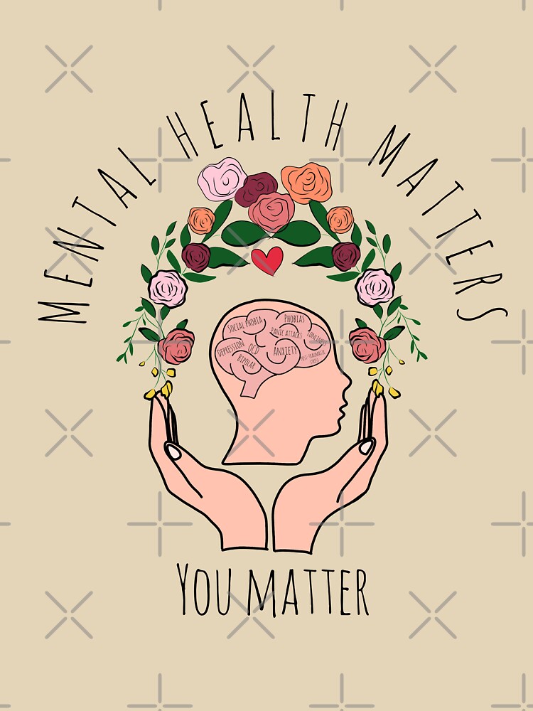 Mental health matters by Mermaidssparkle T-Shirts, Hoodie, Sweatshirt | BlankRebels.com (Image 3)