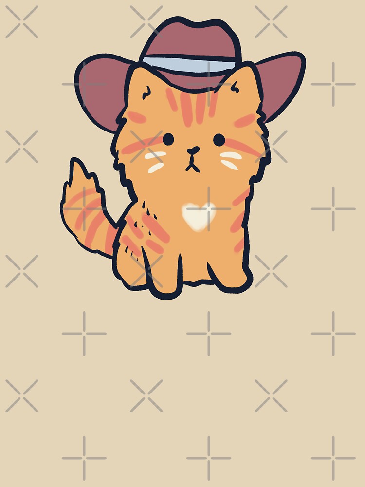 Cute Cowboy cat by Artofmayara T-Shirts, Hoodie, Sweatshirt | BlankRebels.com (Image 3)