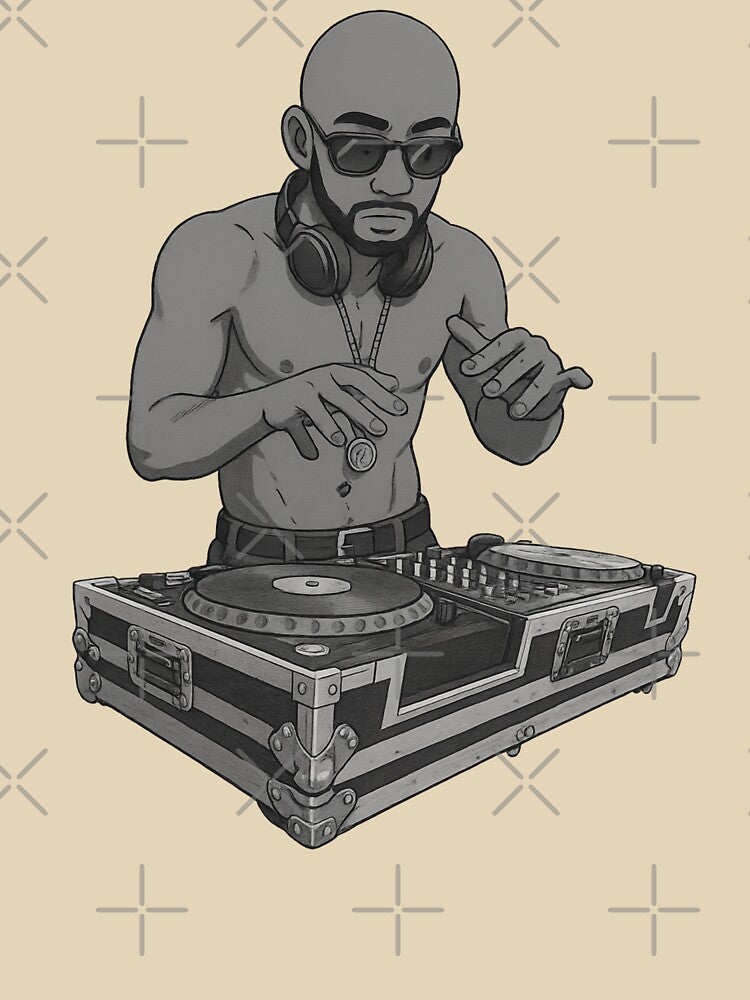 DJ Bruce Dee by tsanwo T-Shirts, Hoodie, Sweatshirt | BlankRebels.com (Image 3)