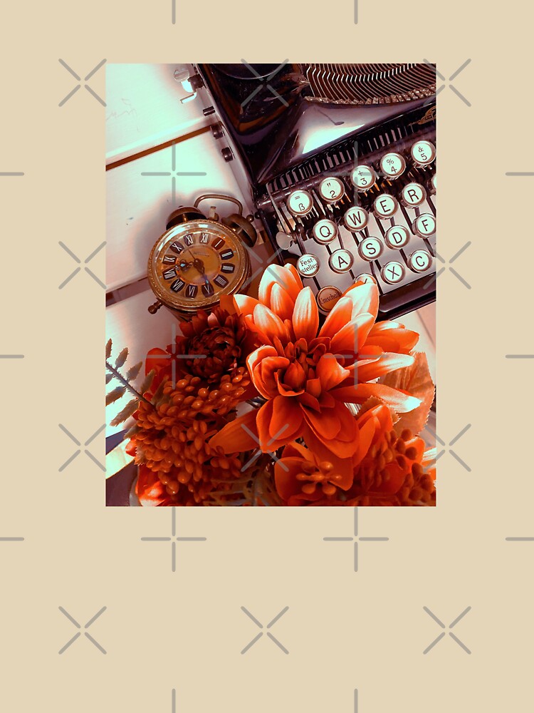 Light Academia // Typewriter & Flowers by Gothicrelics T-Shirts, Hoodie, Sweatshirt | BlankRebels.com (Image 3)