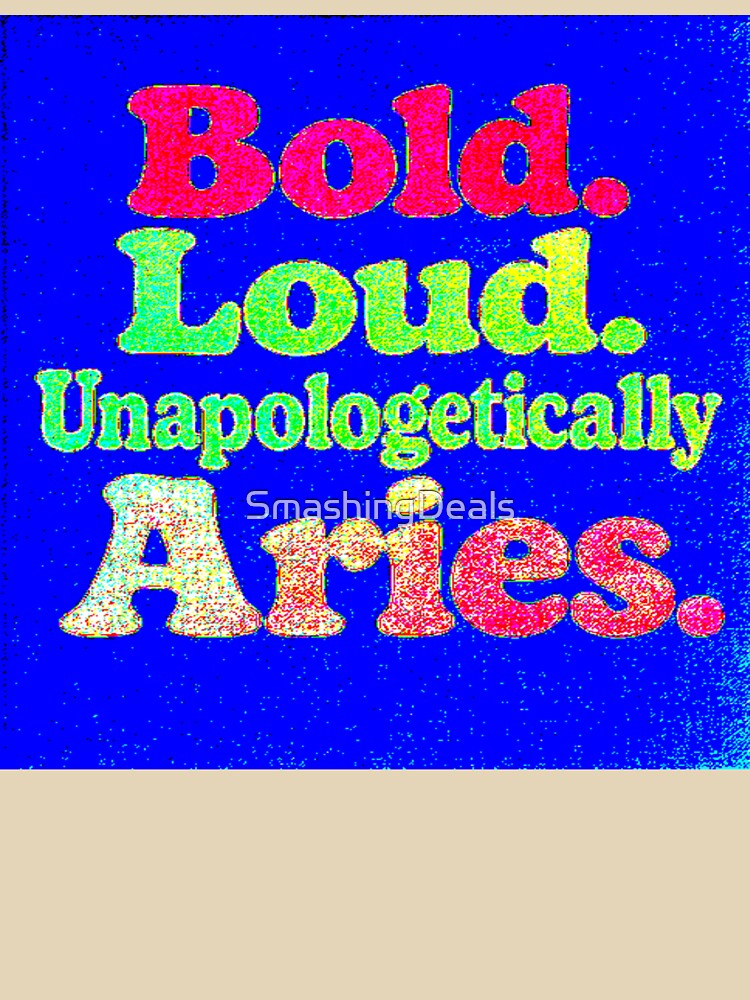 Aries and proud colorful typographical zodiac design by SmashingDeals T-Shirts, Hoodie, Sweatshirt (Image 3)