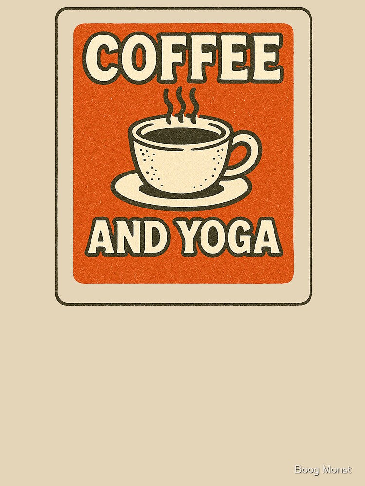 Coffee and Yoga by Boog Monst T-Shirts, Hoodie, Sweatshirt | BlankRebels.com (Image 3)