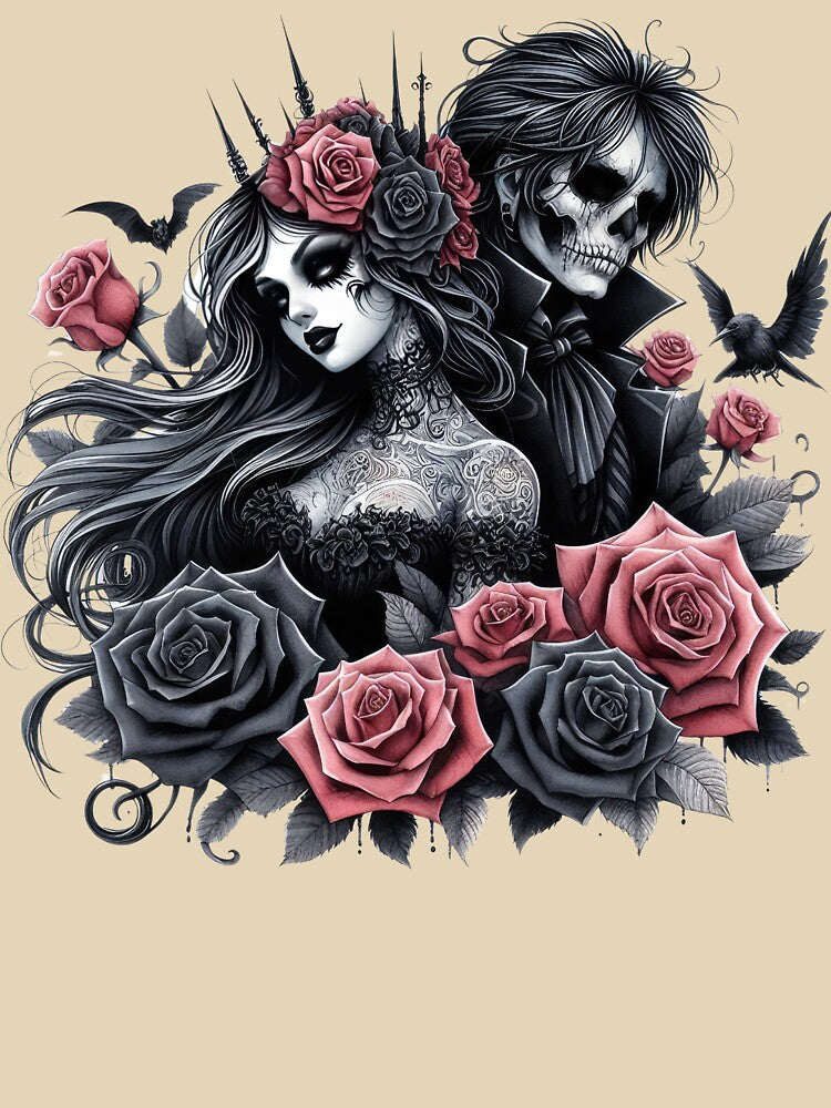 Whispers of Death and Roses by Celestial Charm Co T-Shirts, Hoodie, Sweatshirt | BlankRebels.com (Image 3)