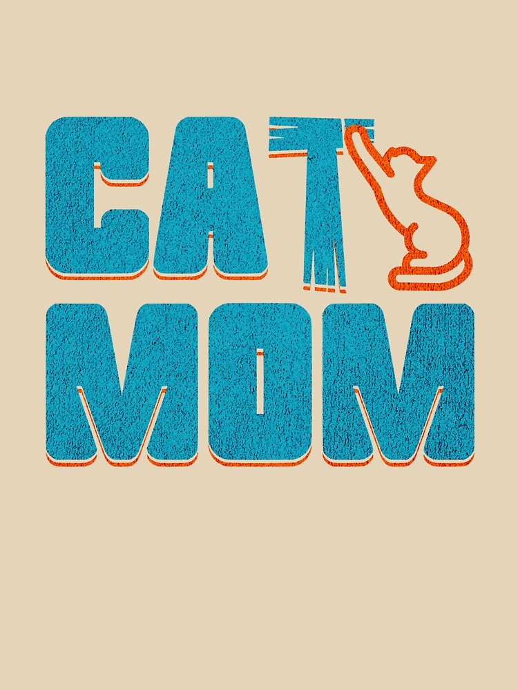 CAT MOM – Cute Bold Cat Lover Design by Miller Made Studios T-Shirts, Hoodie, Sweatshirt | BlankRebels.com (Image 3)