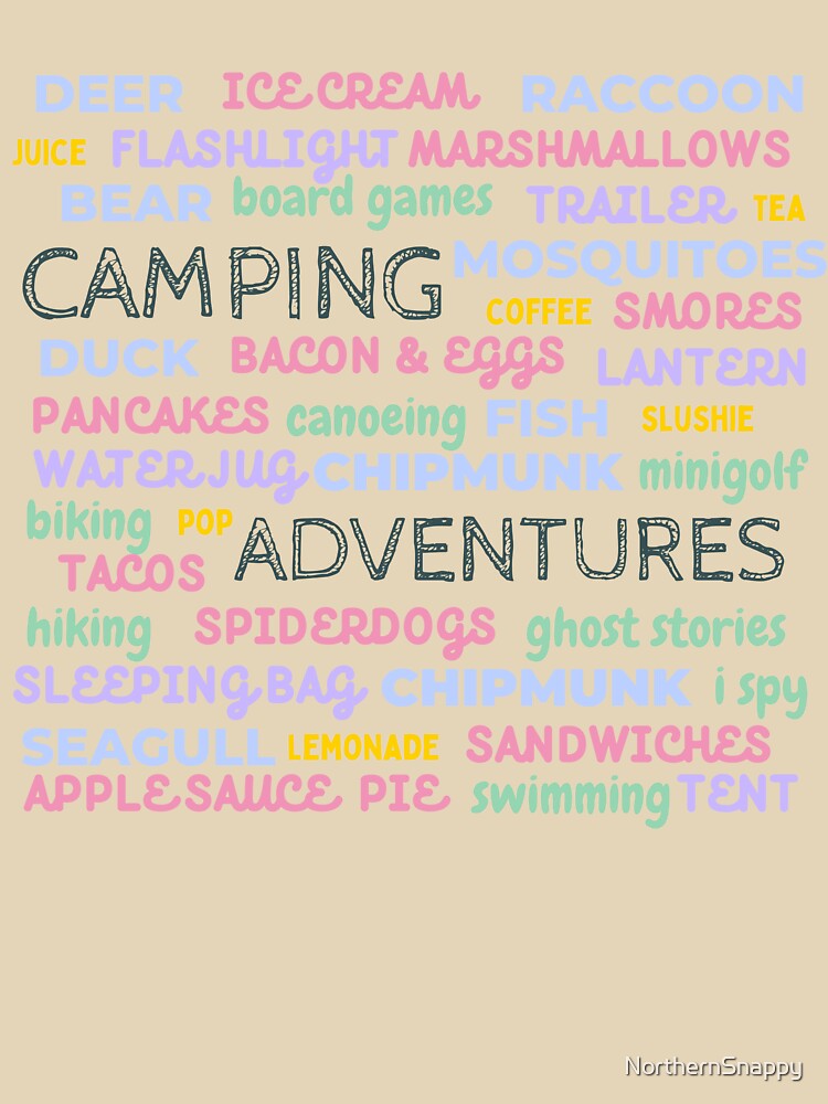 Camping Adventures by NorthernSnappy T-Shirts, Hoodie, Sweatshirt | BlankRebels.com (Image 3)