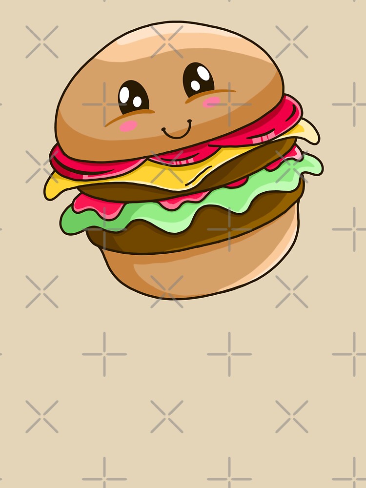 Cute Burger by Kimprut T-Shirts, Hoodie, Sweatshirt | BlankRebels.com (Image 3)