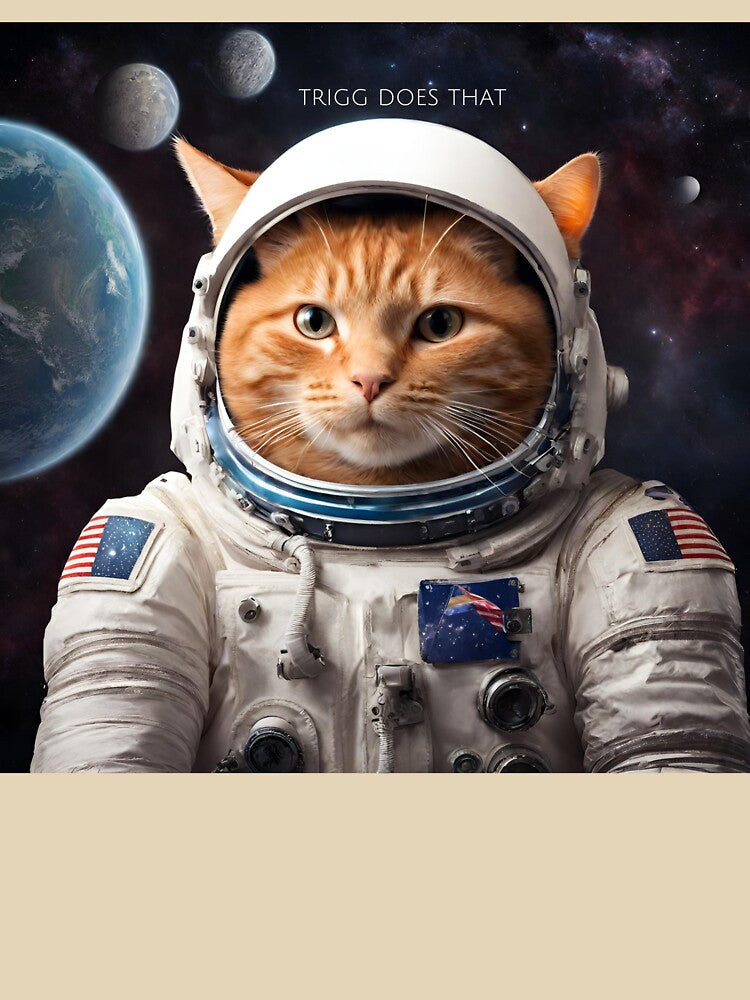 TRIGG DOES THAT - Astronaut Ginger Cat by TriggDoesThat