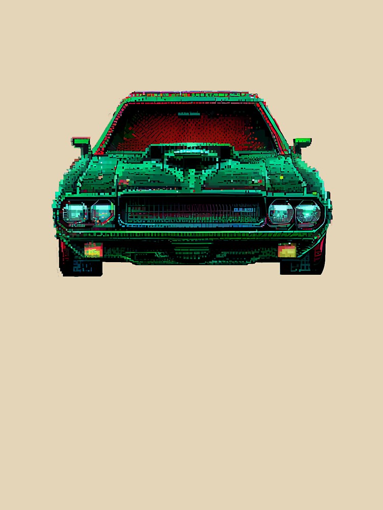 Pixel art musclecar. by Pixelarium