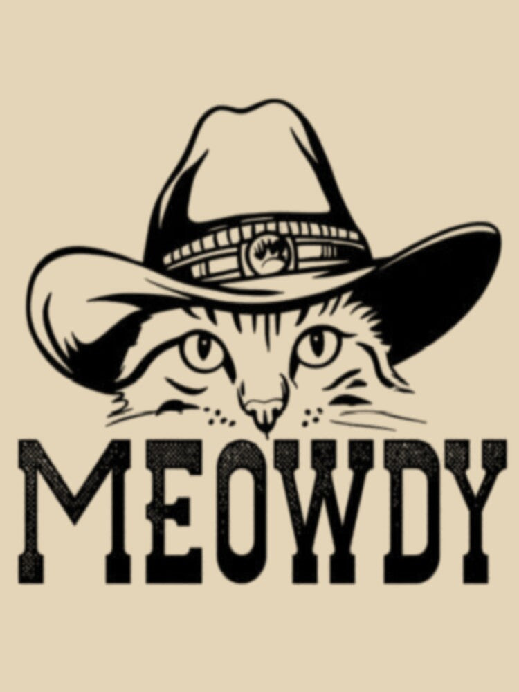 Meowdy Cowboy Cat – Funny Western Kitty Design by szydelkowanika T-Shirts, Hoodie, Sweatshirt | BlankRebels.com (Image 3)