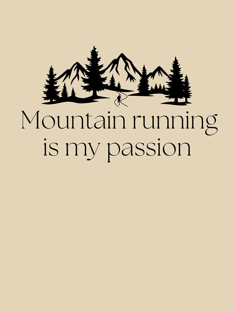 mountain running is my passion by CypisDesign T-Shirts, Hoodie, Sweatshirt | BlankRebels.com (Image 3)