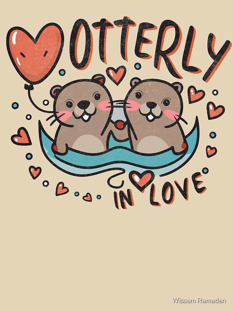 Otterly in Love by Wissam Ramadan T-Shirts, Hoodie, Sweatshirt | BlankRebels.com (Image 3)