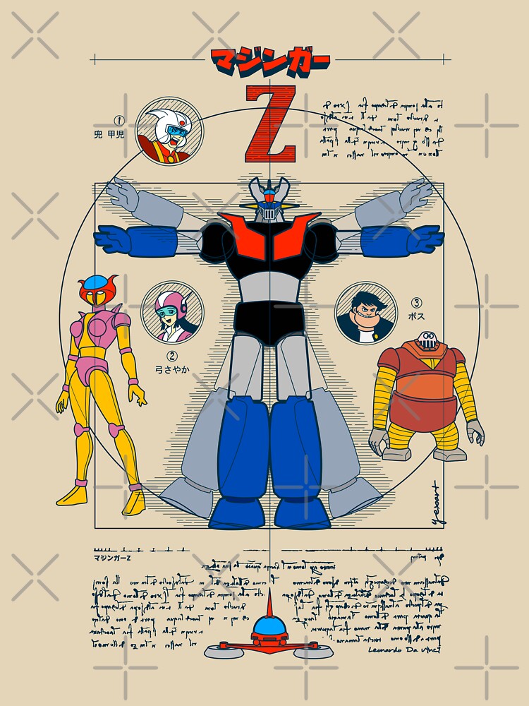 225b Mazinger DaVinci COLOR by Yexart
