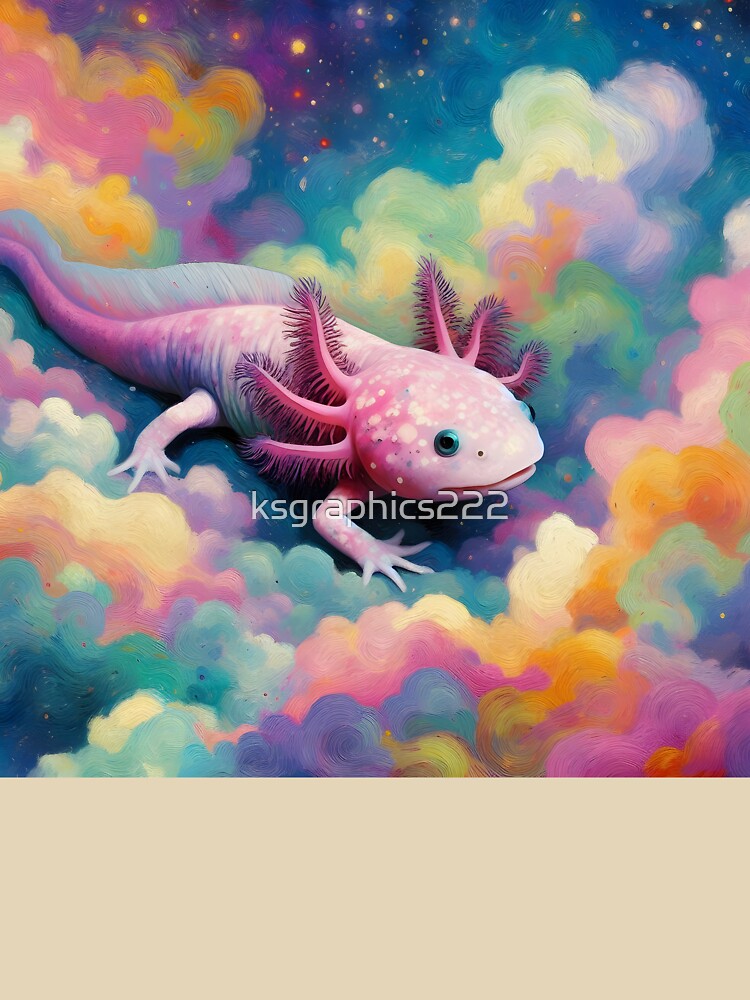 Axolotl Art #110 | Axolotl Lovers by ksgraphics222 T-Shirts, Hoodie, Sweatshirt | BlankRebels.com (Image 3)