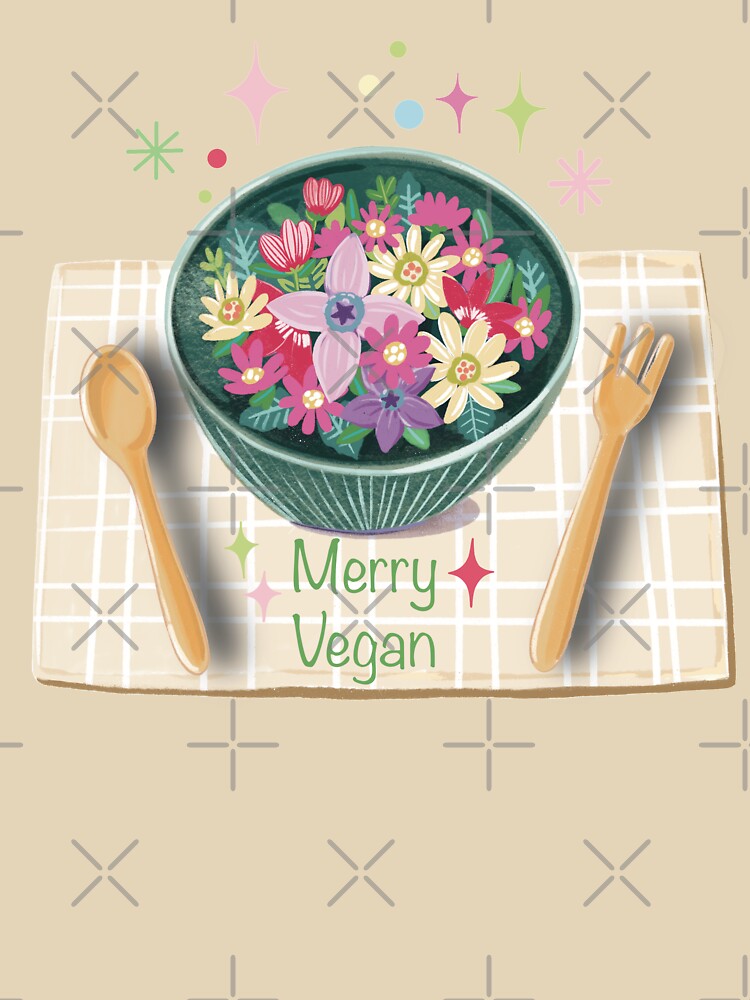 Merry Joy Vegan Xmas by Yunipop T-Shirts, Hoodie, Sweatshirt | BlankRebels.com (Image 3)