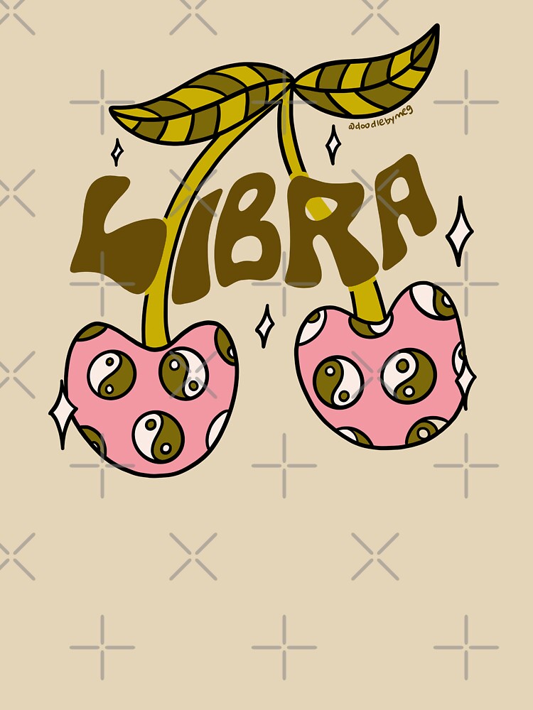Libra Cherries by doodlebymeg T-Shirts, Hoodie, Sweatshirt | BlankRebels.com (Image 3)