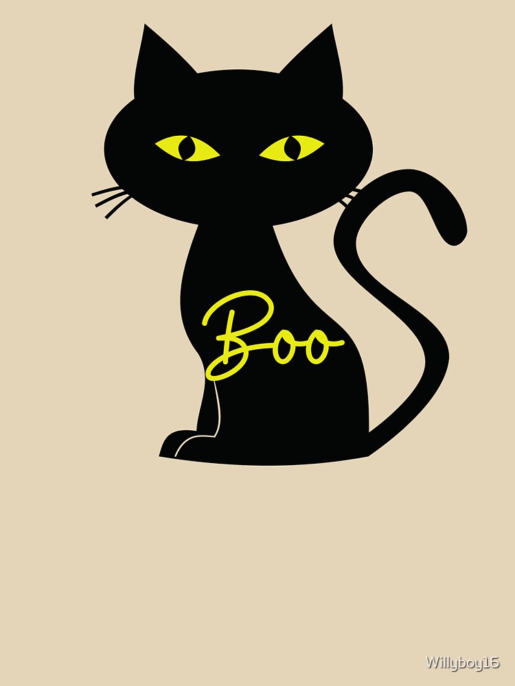 Boo Cat 2 by Willyboy16 T-Shirts, Hoodie, Sweatshirt | BlankRebels.com (Image 3)