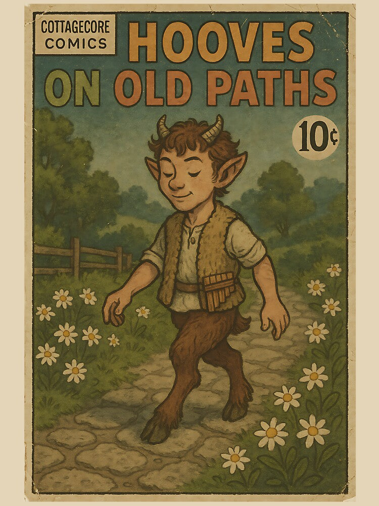 Whimsical Cottagecore Art: Hooves on old paths by bapupa T-Shirts, Hoodie, Sweatshirt | BlankRebels.com (Image 3)