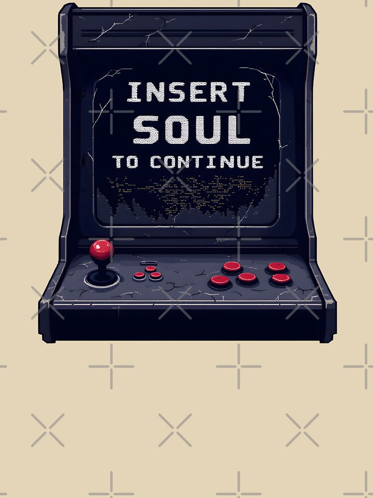 Insert Soul Continue: Spooky Arcade Machine T-Shirts, Hoodie, Sweatshirt