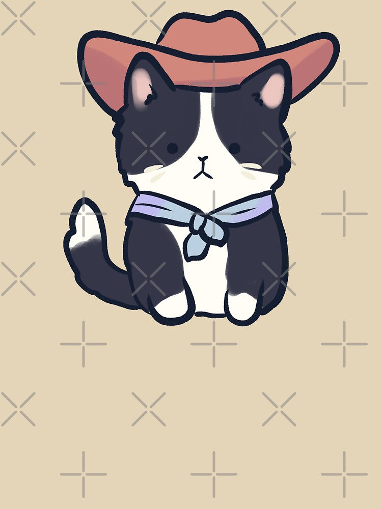 Cowboy cat illustration by Artofmayara T-Shirts, Hoodie, Sweatshirt | BlankRebels.com (Image 3)