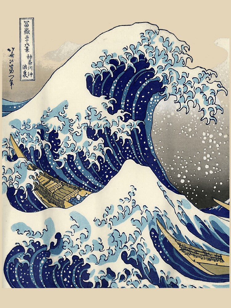 vintage Japanese art kanagawa the great wave by artSofie T-Shirts, Hoodie, Sweatshirt | BlankRebels.com (Image 3)