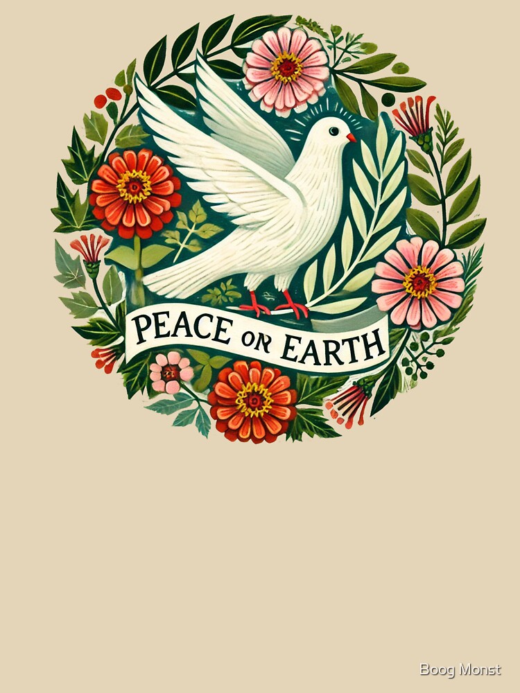 Peace on Earth by Boog Monst T-Shirts, Hoodie, Sweatshirt | BlankRebels.com (Image 3)