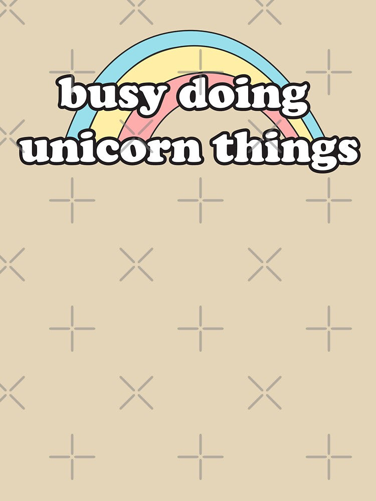 Busy Doing Unicorn Things by prettyletters T-Shirts, Hoodie, Sweatshirt | BlankRebels.com (Image 3)