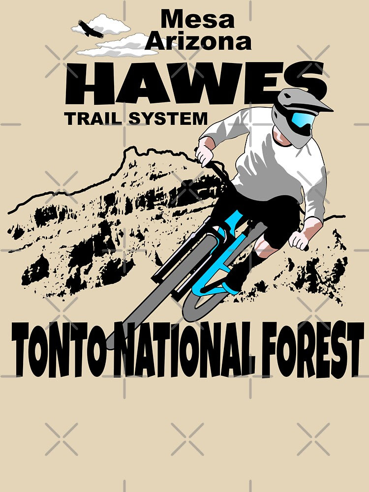 Mountain Bike Hawes Arizona by Bill Gulino T-Shirts, Hoodie, Sweatshirt | BlankRebels.com (Image 3)