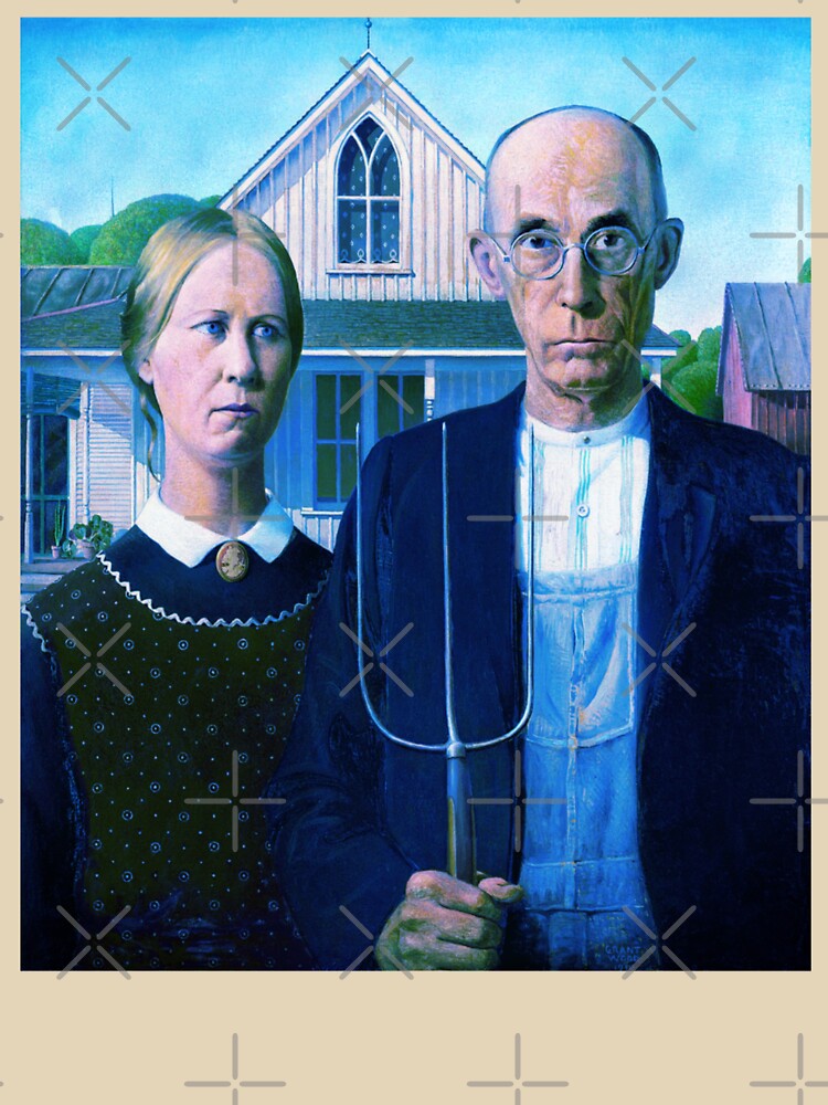 American Gothic by TheArtShop0528 T-Shirts, Hoodie, Sweatshirt | BlankRebels.com (Image 3)