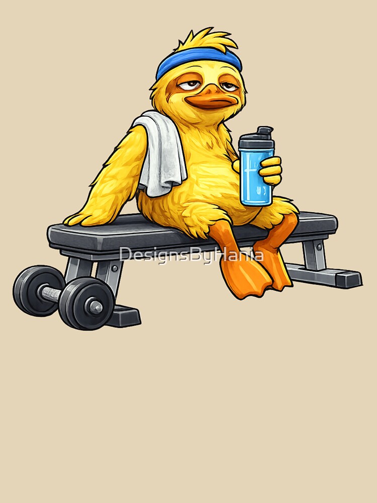 Low Energy Duck – Rest Between Sets by DesignsByHania T-Shirts, Hoodie, Sweatshirt | BlankRebels.com (Image 3)