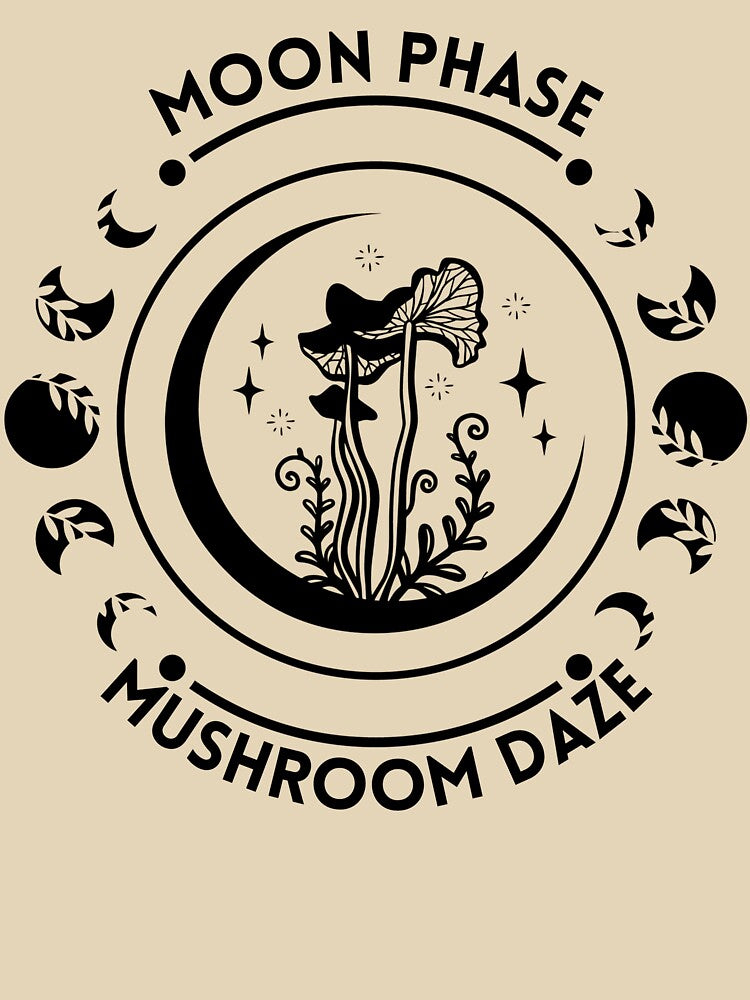 Moon Phase, Mushroom Daze by Celestial Charm Co T-Shirts, Hoodie, Sweatshirt | BlankRebels.com (Image 3)
