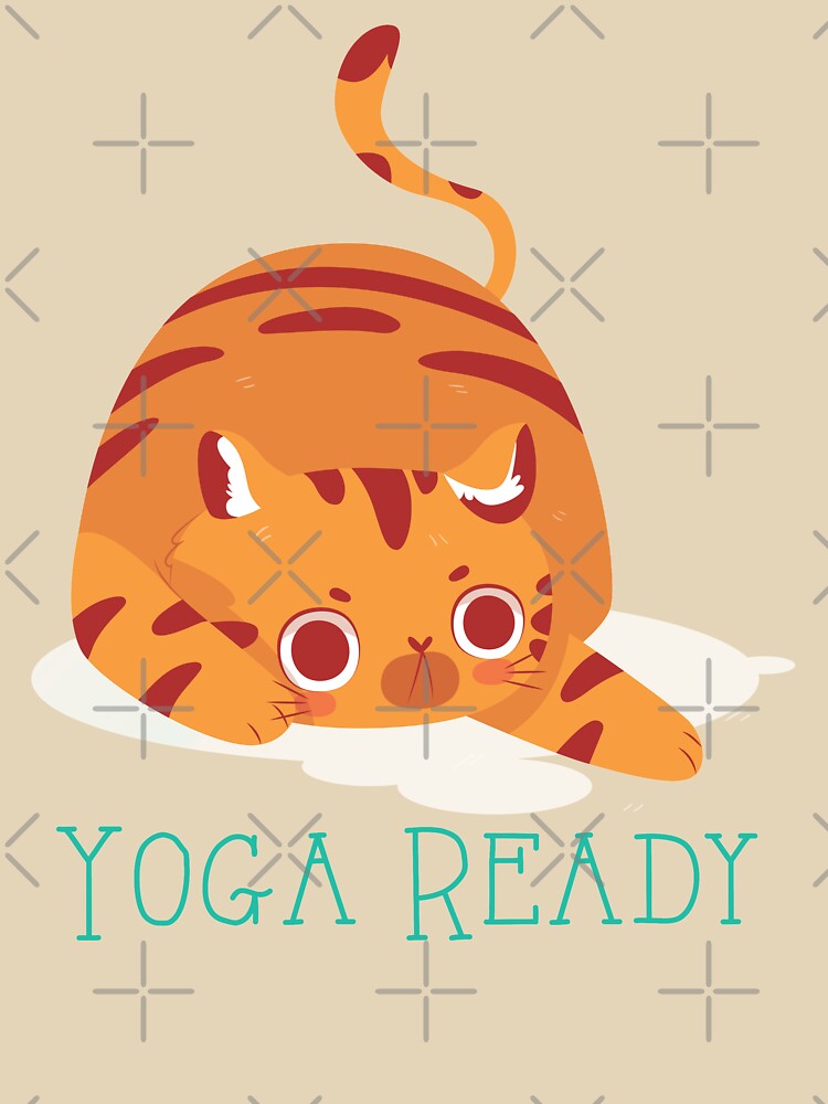 Yoga Ready Cute Cat T-Shirt | Top | Tank Top | Hoodie by MonkeyPaper Sweatshirt | BlankRebels.com (Image 3)
