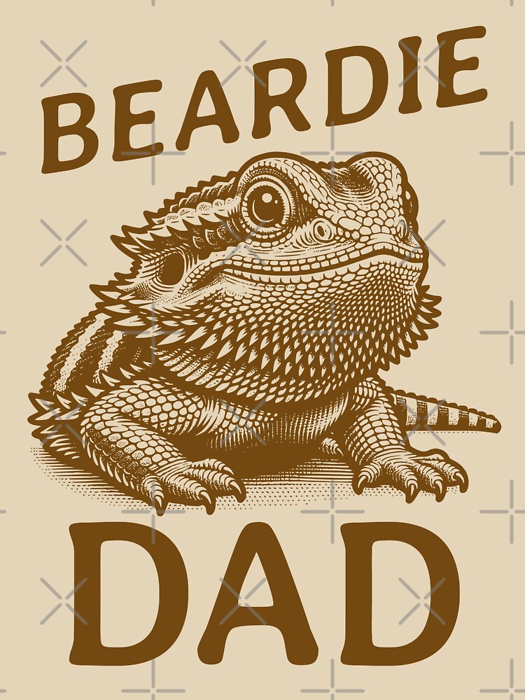 Beardie Dad Bearded Dragon Lover by KLArtzStore T-Shirts, Hoodie, Sweatshirt | BlankRebels.com (Image 3)