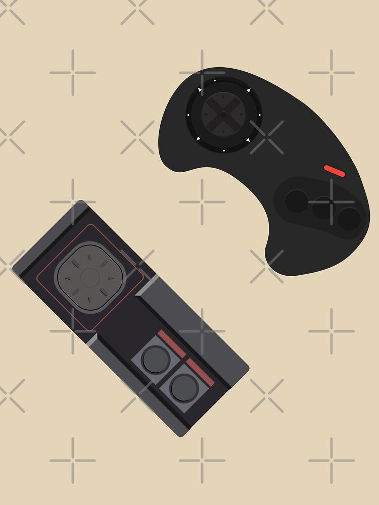 Sega Mastersystem & Genesis controllers by BRU Design T-Shirts, Hoodie, Sweatshirt | BlankRebels.com (Image 3)