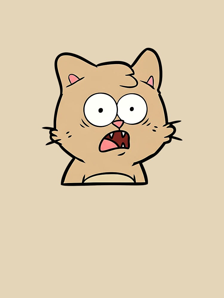 Funny Cat simple cartoon by iwzzuel T-Shirts, Hoodie, Sweatshirt | BlankRebels.com (Image 3)