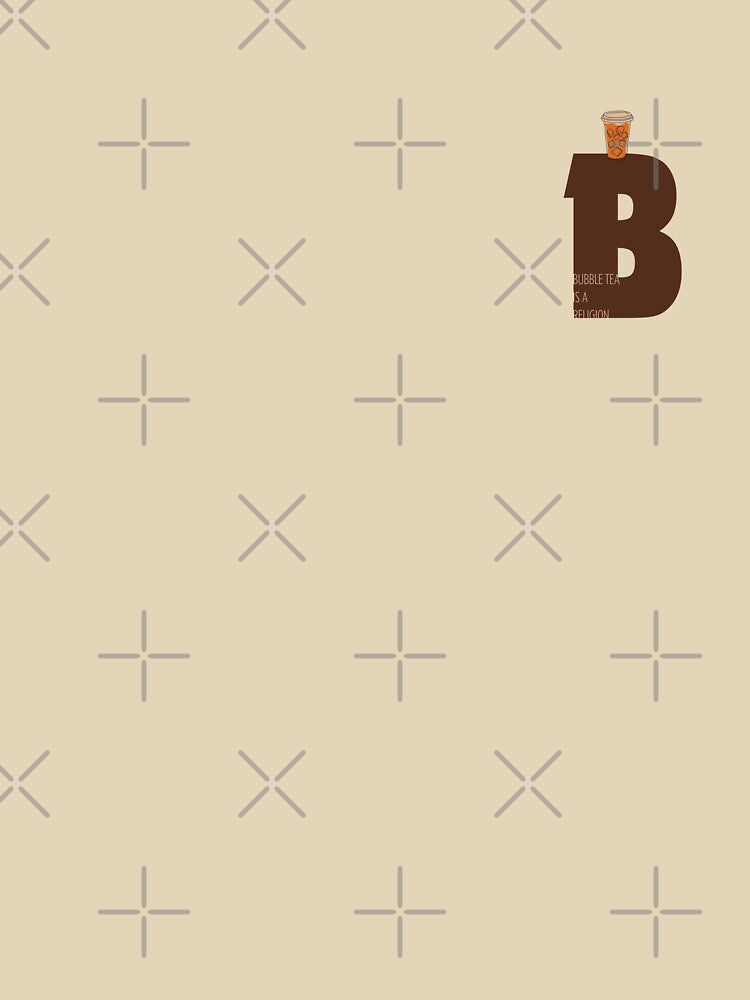 Bubble Tea Is A Religion – Boba Milk Tea on the Letter B Design by liveinbeauty T-Shirts, Hoodie, Sweatshirt (Image 3)