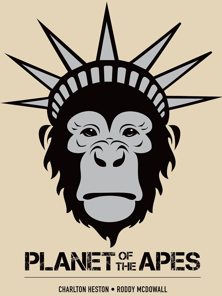 Planet of the Apes - Alternative Movie Poster by MoviePosterBoy T-Shirts, Hoodie, Sweatshirt | BlankRebels.com (Image 3)