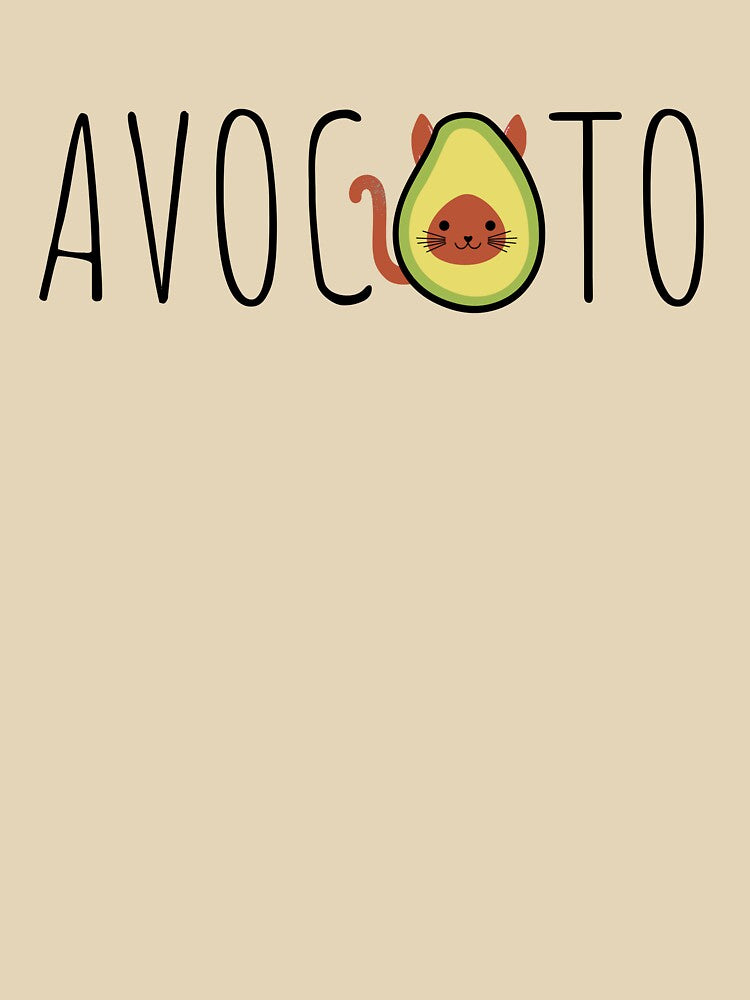 Avocato Funny Cat by Sachie's Studio