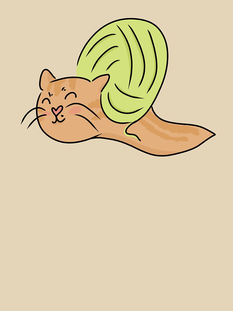 Cute Yarn Cat Snail Funny Gift for Cat Lovers by HugSomeNettles T-Shirts, Hoodie, Sweatshirt | BlankRebels.com (Image 3)