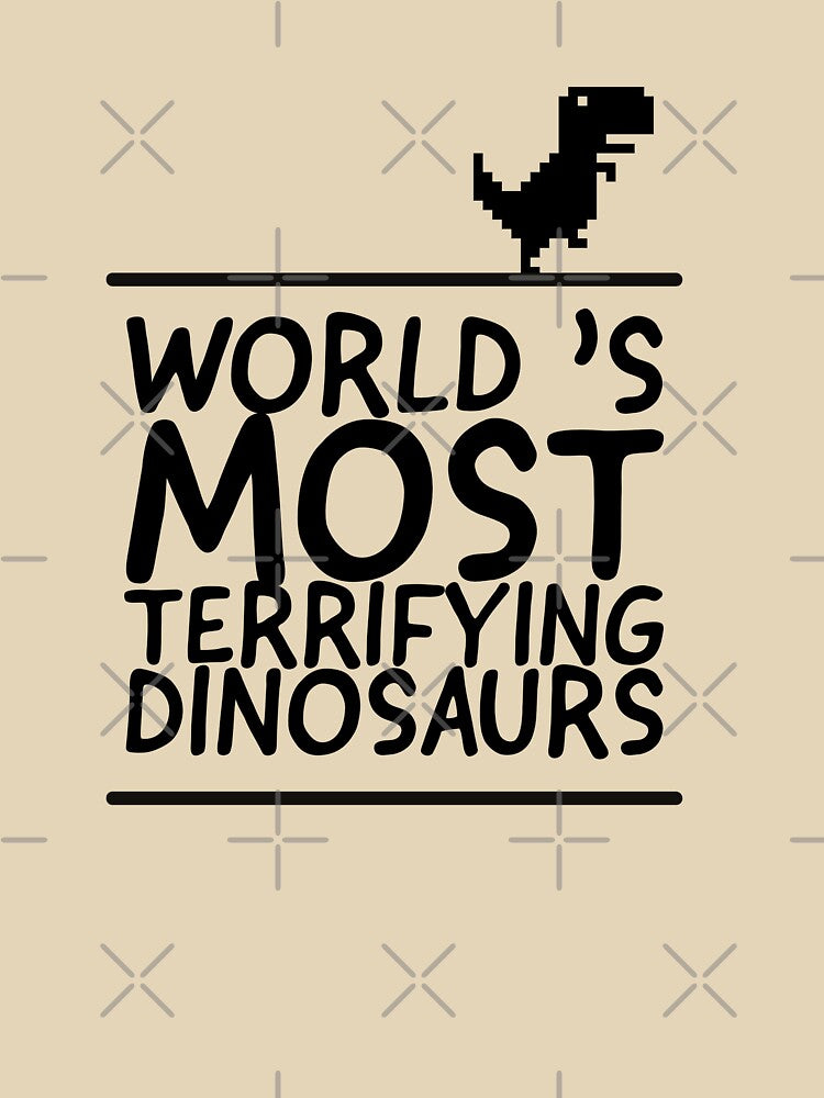 WORLD'S MOST TERRIFYING DINOSAURS - LOVE DINOSAURS - FUNNY STUFF by Tropical Blood T-Shirts, Hoodie, Sweatshirt (Image 3)