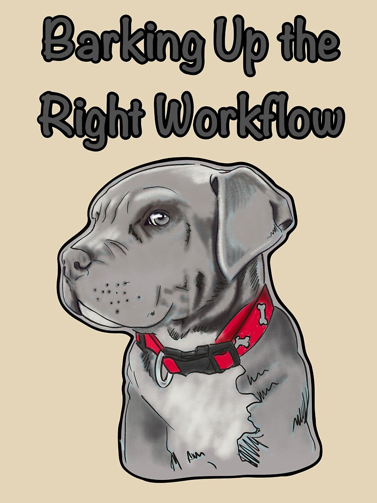 Barking Workflow by CiniDee Designs T-Shirts, Hoodie, Sweatshirt | BlankRebels.com (Image 3)
