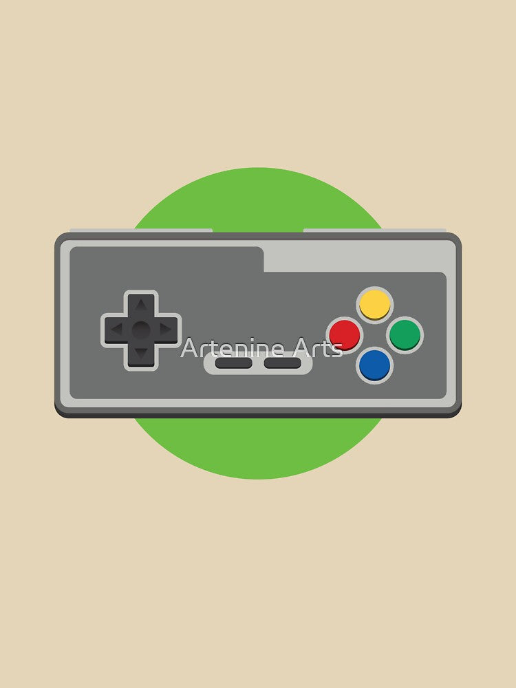 Retrocon One - Retro Style 90s Game Controller Reimagined - JDM by Artenine Arts T-Shirts, Hoodie, Sweatshirt (Image 3)