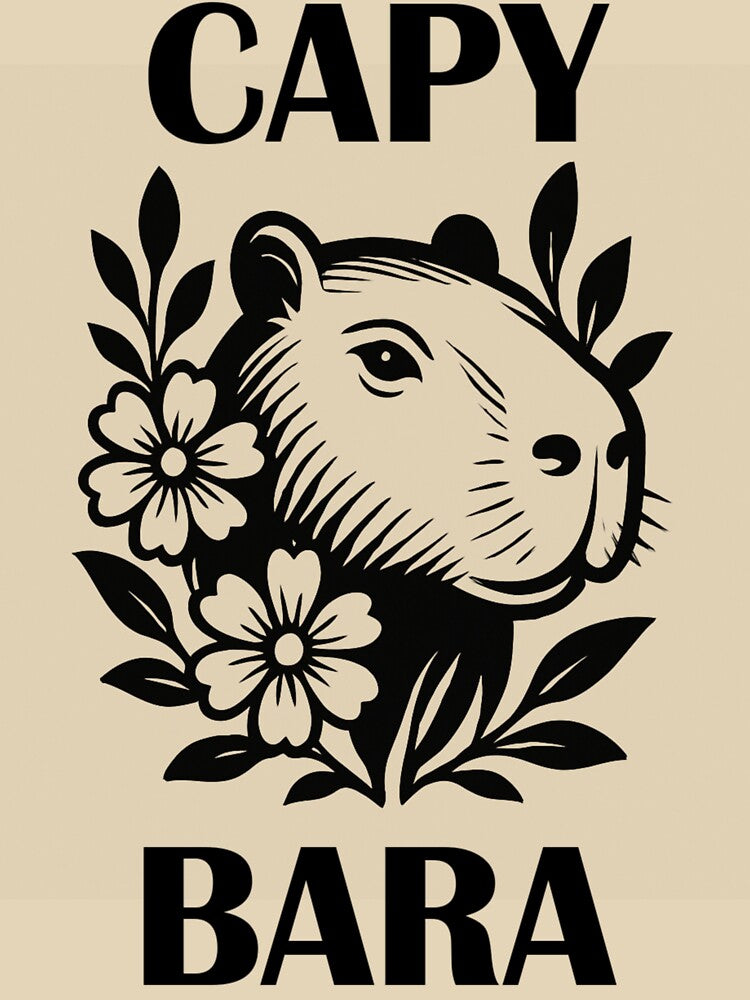Capybara aesthetic by Ishi Design T-Shirts, Hoodie, Sweatshirt | BlankRebels.com (Image 3)