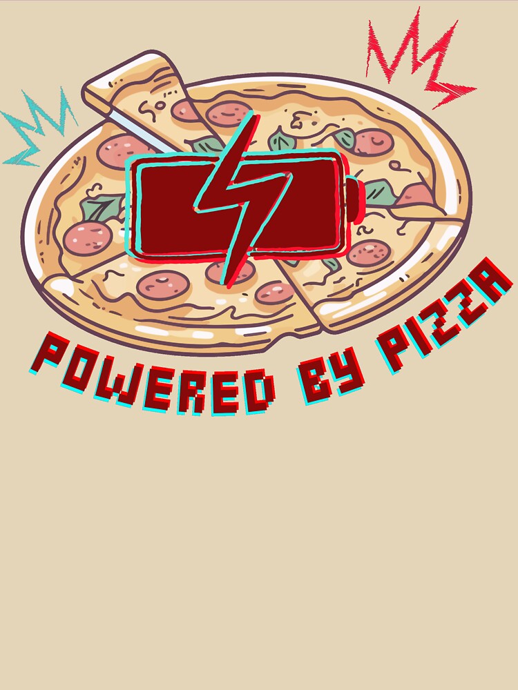 Powered by Pizza — Pizza Decor by CanvasCoreArt T-Shirts, Hoodie, Sweatshirt | BlankRebels.com (Image 3)