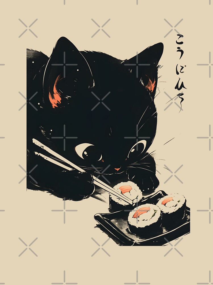 Sushi Cat by mustbewhy T-Shirts, Hoodie, Sweatshirt | BlankRebels.com (Image 3)