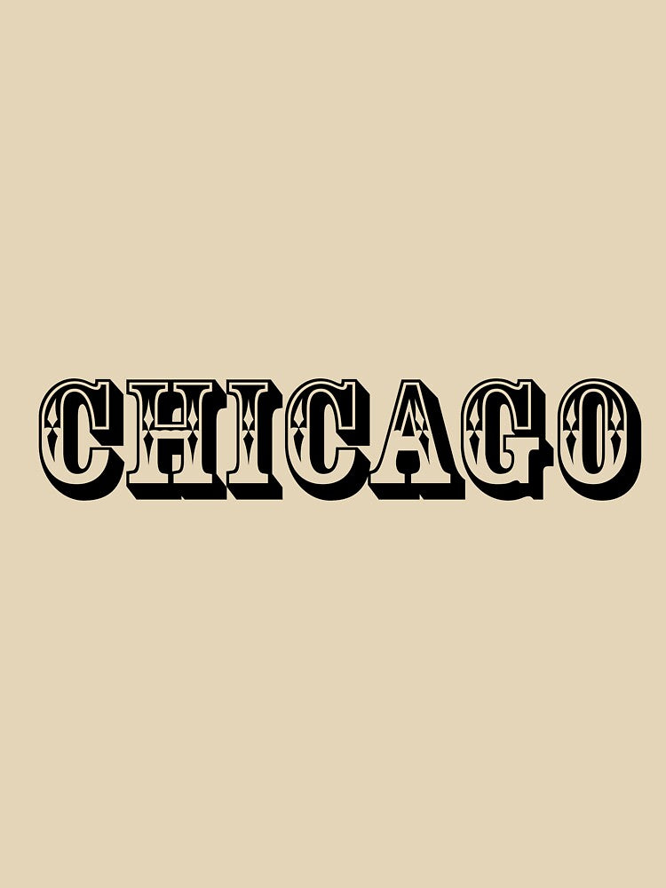 Black and white chicago typography design. by azam207eb T-Shirts, Hoodie, Sweatshirt | BlankRebels.com (Image 3)