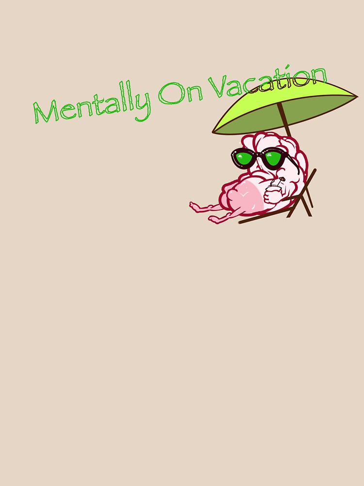 mentally on vacation by t-shirt world Hoodie, Sweatshirt | BlankRebels.com (Image 2)